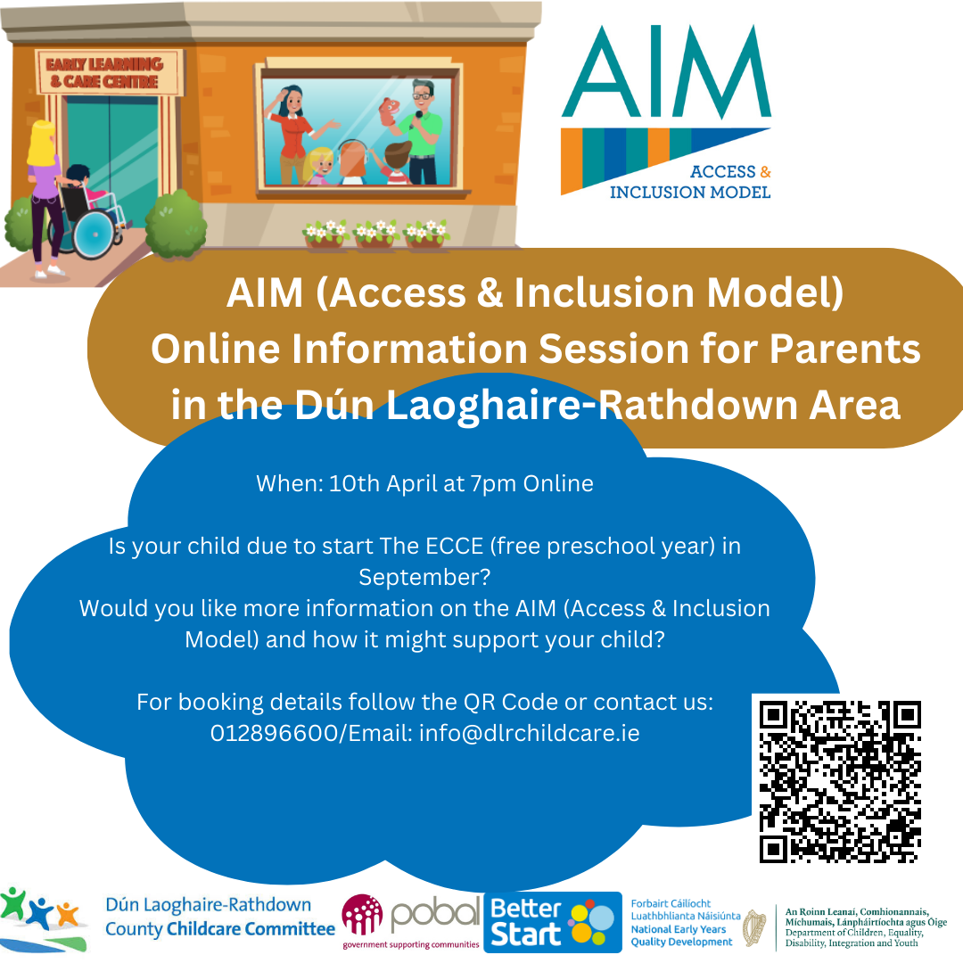 Advertisement about Online Information Session for Parents